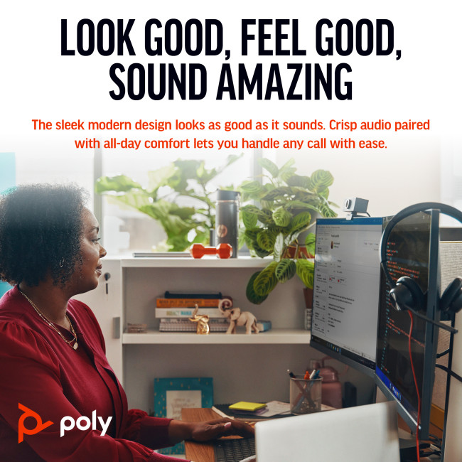 Poly Blackwire 3320 Stereo Microsoft Teams Certified USB-C Headset
