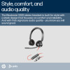 Poly Blackwire 3320 Stereo Microsoft Teams Certified USB-C Headset