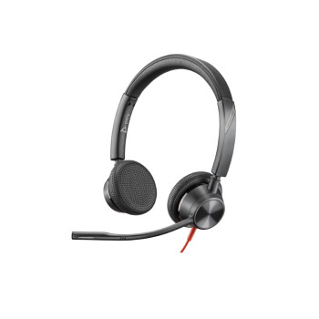Refurbished Poly Blackwire 3325 Wired USB Headset Black - 8X221AA