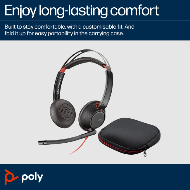 Poly Blackwire 5220 Stereo USB-C Headset