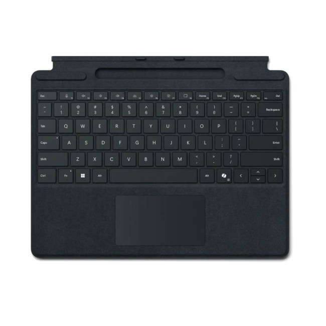 Microsoft Surface Pro Signature Keyboard with Copilot-Button & Pen Storage Black