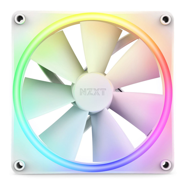 NZXT F140 RGB Duo 140mm PWM Fan White