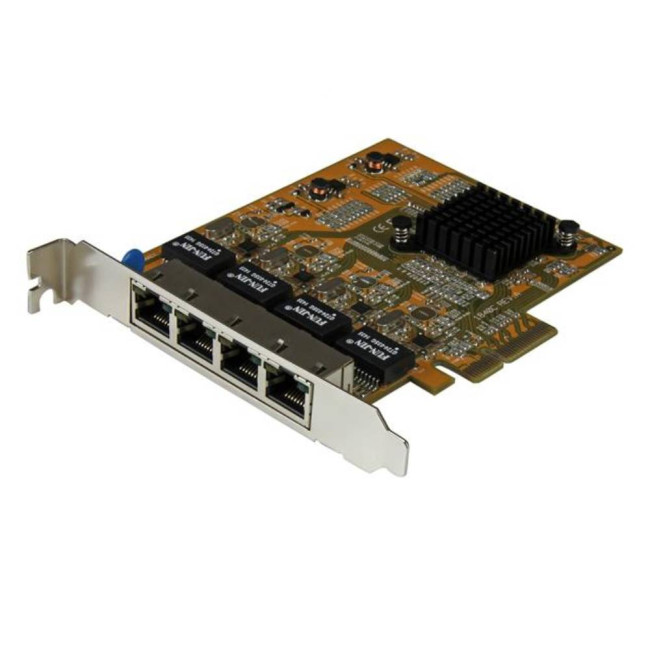 StarTech 4-Port PCIe Gigabit Network Adapter Card - ST1000SPEX43