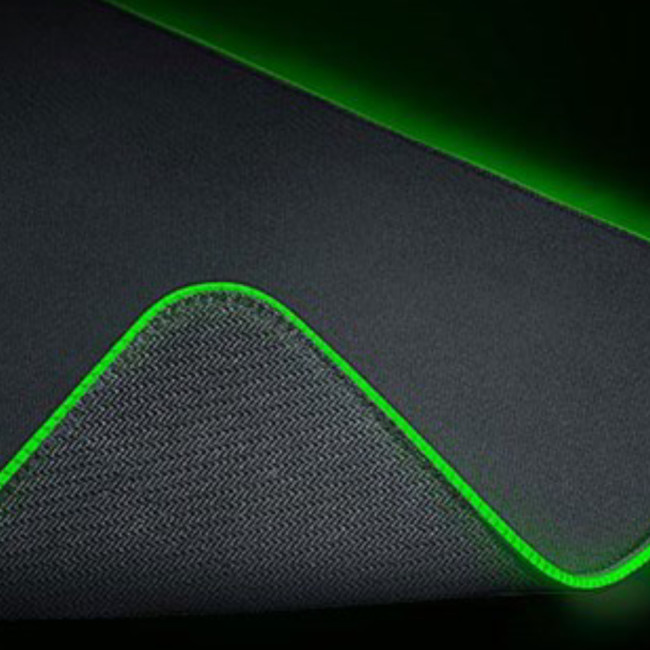 Razer Goliathus Chroma RGB Micro-Textured Cloth Surface Soft Gaming Mouse Mat Standard - Black