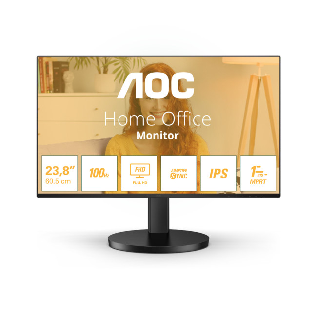 AOC Basic-line 24B3HA2 23.8" 1920 x 1080 Full HD IPS Flat Monitor