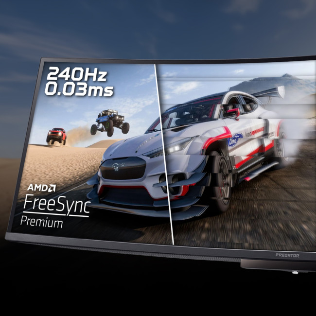 Acer X Predator X49X curved 49" Dual QHD OLED FreeSync 240 Hz Curved Gaming Monitor