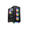 Gamdias ATHENA M6 LITE Tempered Glass Mid Tower Gaming PC Case - Black