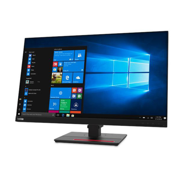 Lenovo ThinkVision T27q-20 27" 2560 x 1440 Quad HD IPS LCD Flat Monitor