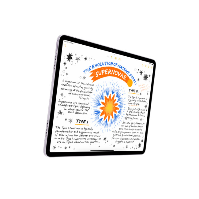 Apple iPad Air 13 A2898 Apple M2 512 GB Storage 13" Touchscreen IPS iPadOS 17 Tablet