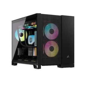 Corsair 2500D Airflow MicroATX TG ATX Gaming Case - Black