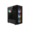 Gamdias AURA GC2 ELITE Tempered Glass Mid Tower Gaming PC Case - Black