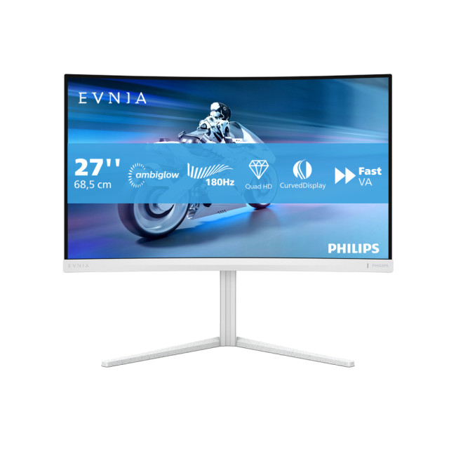 Philips Evnia 5000 27M2C5501/00 27" Quad HD VA LCD 180 Hz Curved Gaming Monitor
