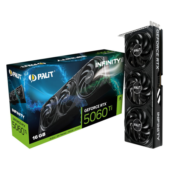 Palit GeForce RTX 5060 Ti INFINITY 3 16GB Gaming Graphics Card