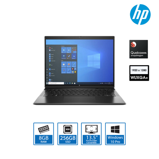 HP Elite Folio Snapdragon 8cx Kryo 495 8GB RAM 256GB SSD 13.5 inch WUXGA+ IPS Touchscreen 2-in-1 Windows 10 Pro Laptop + Headset