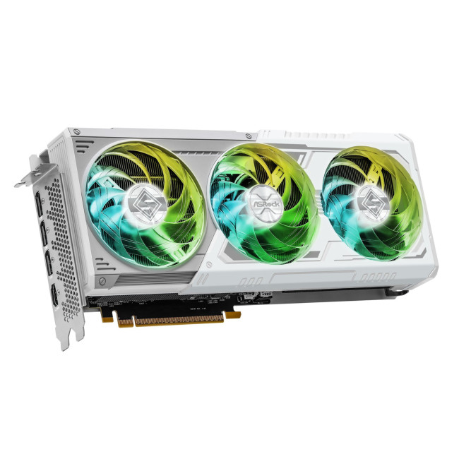 Asrock Intel Arc B580 Steel Legend 12GB OC Graphics Card - White