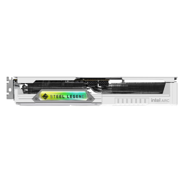 Asrock Intel Arc B580 Steel Legend 12GB OC Graphics Card - White
