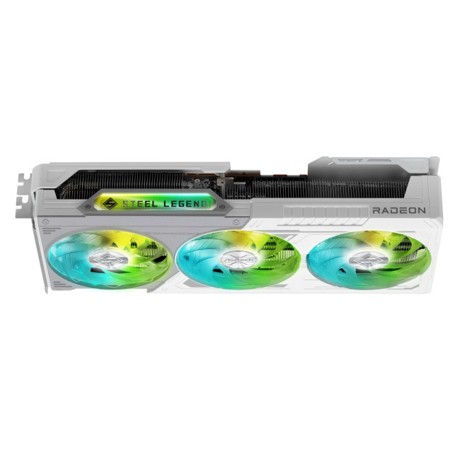 Asrock Radeon RX 9070 Steel Legend 16GB OC Graphics Card - White