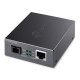 TP-LINK 10/100Mbps WDM Media Converter with 1-Port 100 Mbit/s SC Wired Black