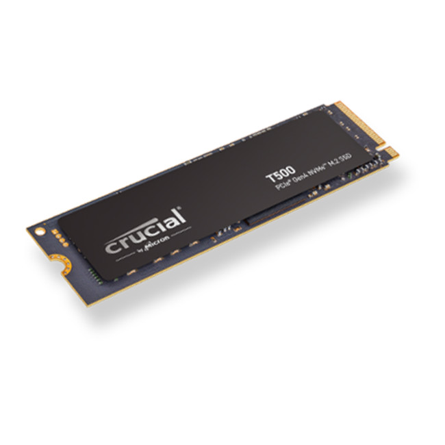 Crucial T500 2TB M.2 2280 NVMe PCIe 4.0 Solid State Drive - Black