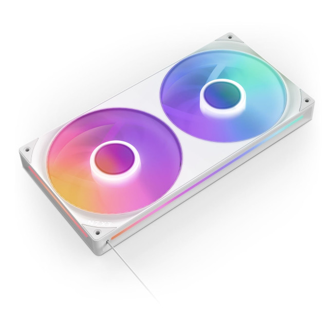 NZXT F280 RGB Core 280mm PWM Uni-body Fan - White