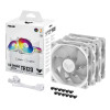 ASUS TUF Gaming TR120 ARGB Case Fan Triple Pack - White 3-Pack