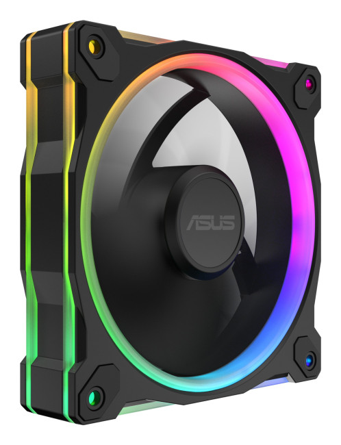 ASUS Prime MR120 ARGB 120mm Reverse PC Fan - Black