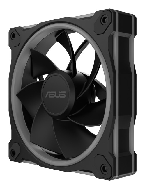 ASUS Prime MR120 ARGB 120mm Reverse PC Fan - Black