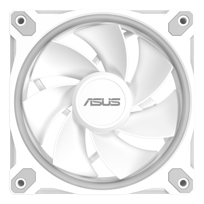 ASUS Prime MR120 ARGB 120mm Reverse PC Fan - White