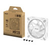 ASUS Prime MR120 ARGB 120mm Reverse PC Fan - White