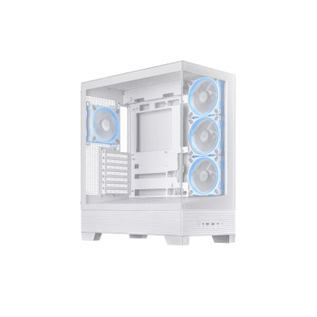 Refurbished ASUS A31 PLUS TG ARGB Tempared Glass Mid Tower Gaming PC Case - White