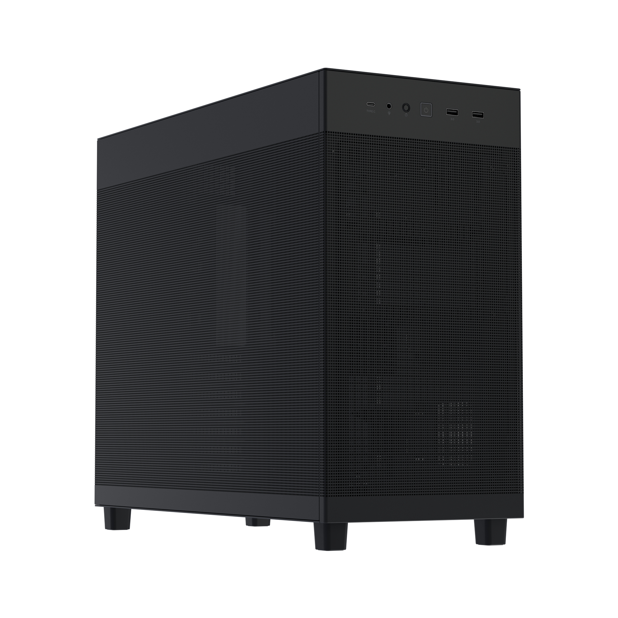 Refurbished ASUS Prime AP303 Mesh Panel Mid-Tower PC Case - Black