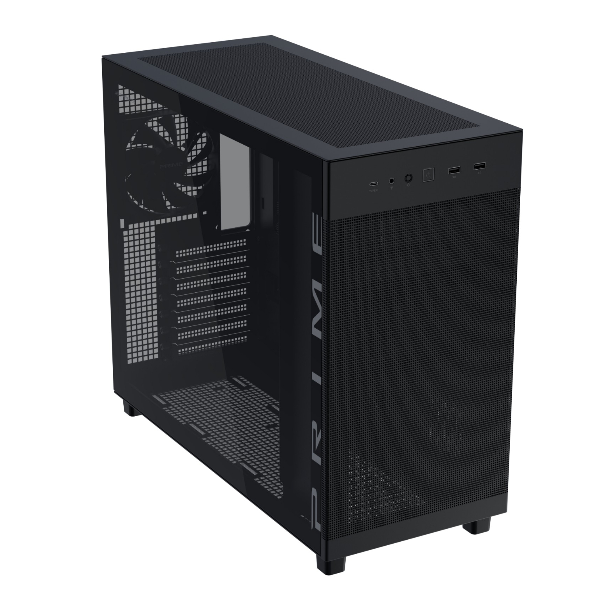 ASUS Prime AP303 ATX Tempered Glass PC Case