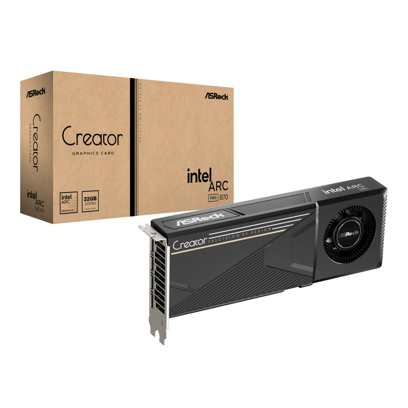 Asrock Intel ARC Pro B70 Creator 32GB Graphics Card