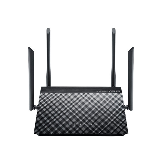 ASUS RT-AC1200G+ Wireless Router, 802.11ac, Dual Band, 867Mbps, RJ45 10/100/1000