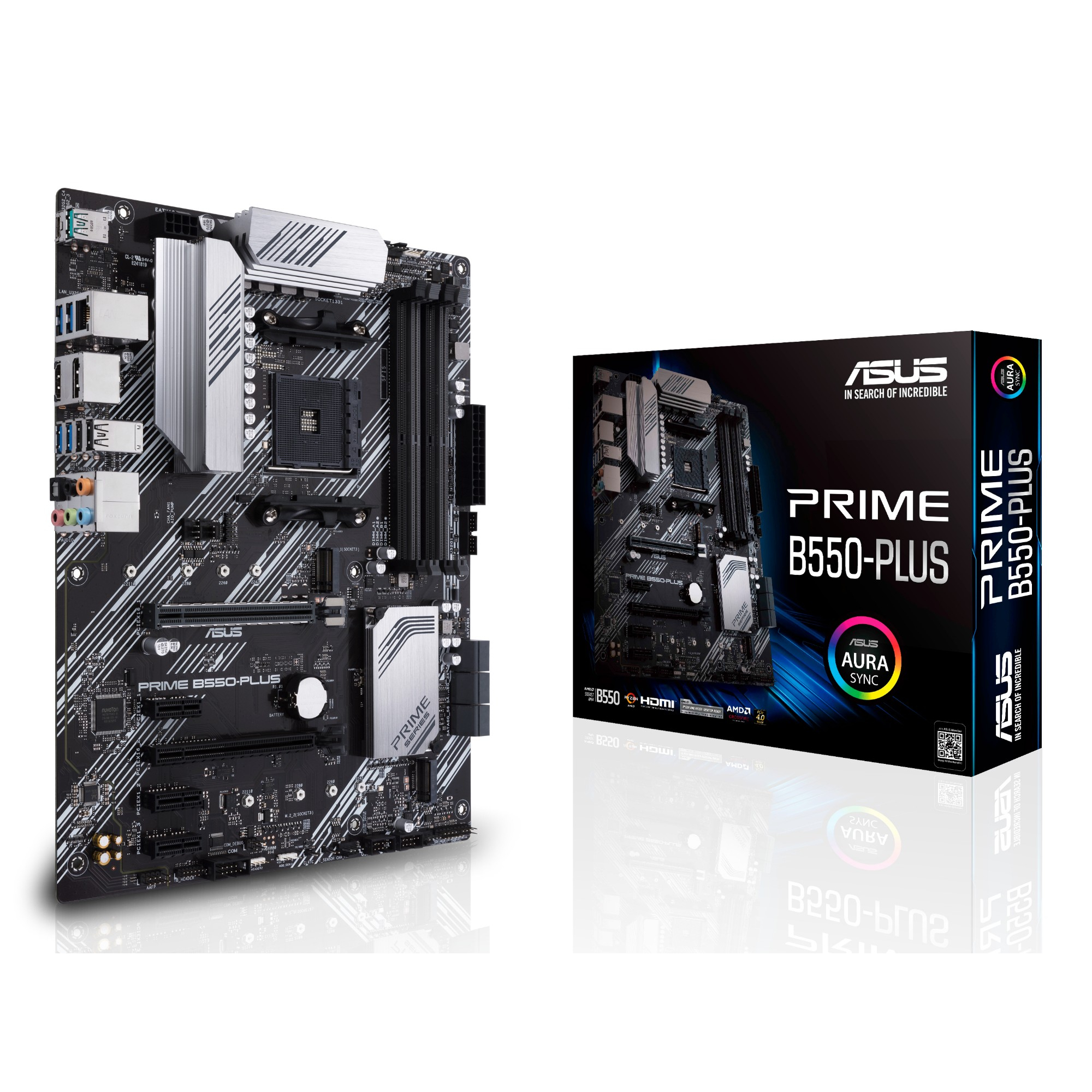 ASUS PRIME B550-PLUS AM4 DDR4 ATX Socket AM4 Motherboard