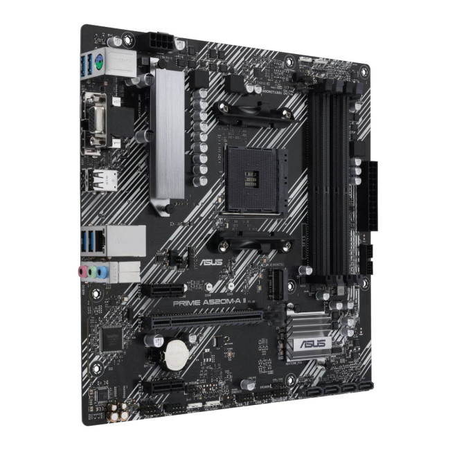 ASUS Prime A520M-A II/CSM AMD A520 Socket AM4 micro ATX Motherboard