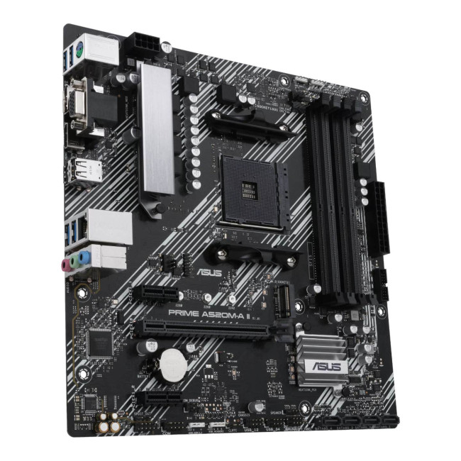 ASUS Prime A520M-A II/CSM AMD A520 Socket AM4 micro ATX Motherboard