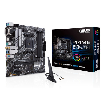 ASUS Prime B550M-A WIFI II AMD B550 Micro-ATX Socket AM4 Motherboard