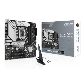 ASUS Intel B760 PRIME B760M-A WIFI D4 LGA 1700 DDR4 ATX Motherboard