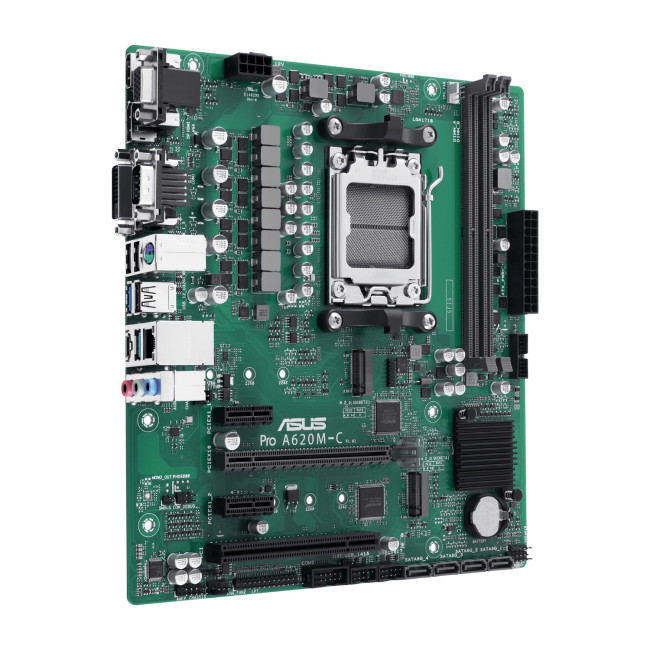 ASUS Pro A620M-C-CSM AMD A620 Socket AM5 Micro-ATX Motherboard