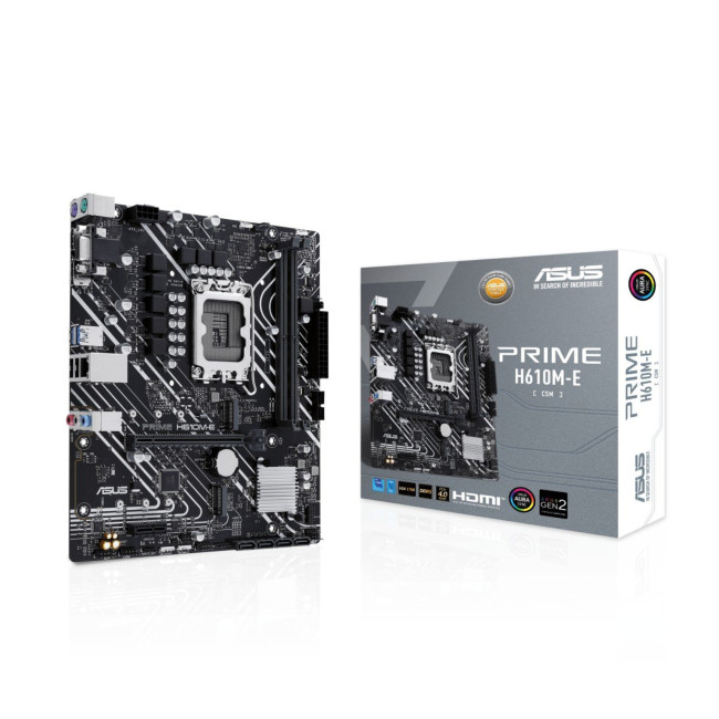ASUS PRIME H610M-E-CSM Intel H610 LGA1700 Micro-ATX Motherboard