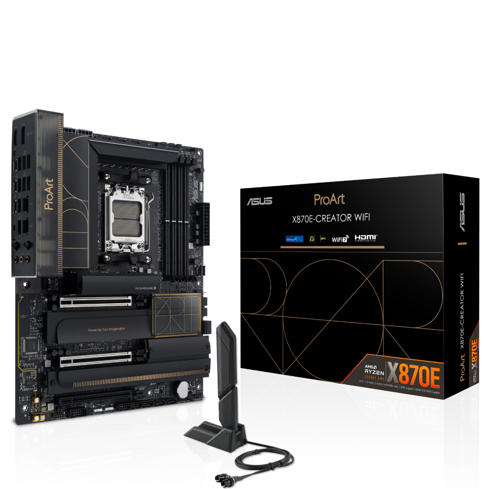 Refurbished ASUS ProArt X870E-CREATOR WIFI AMD X870E Socket AM5 ATX Motherboard