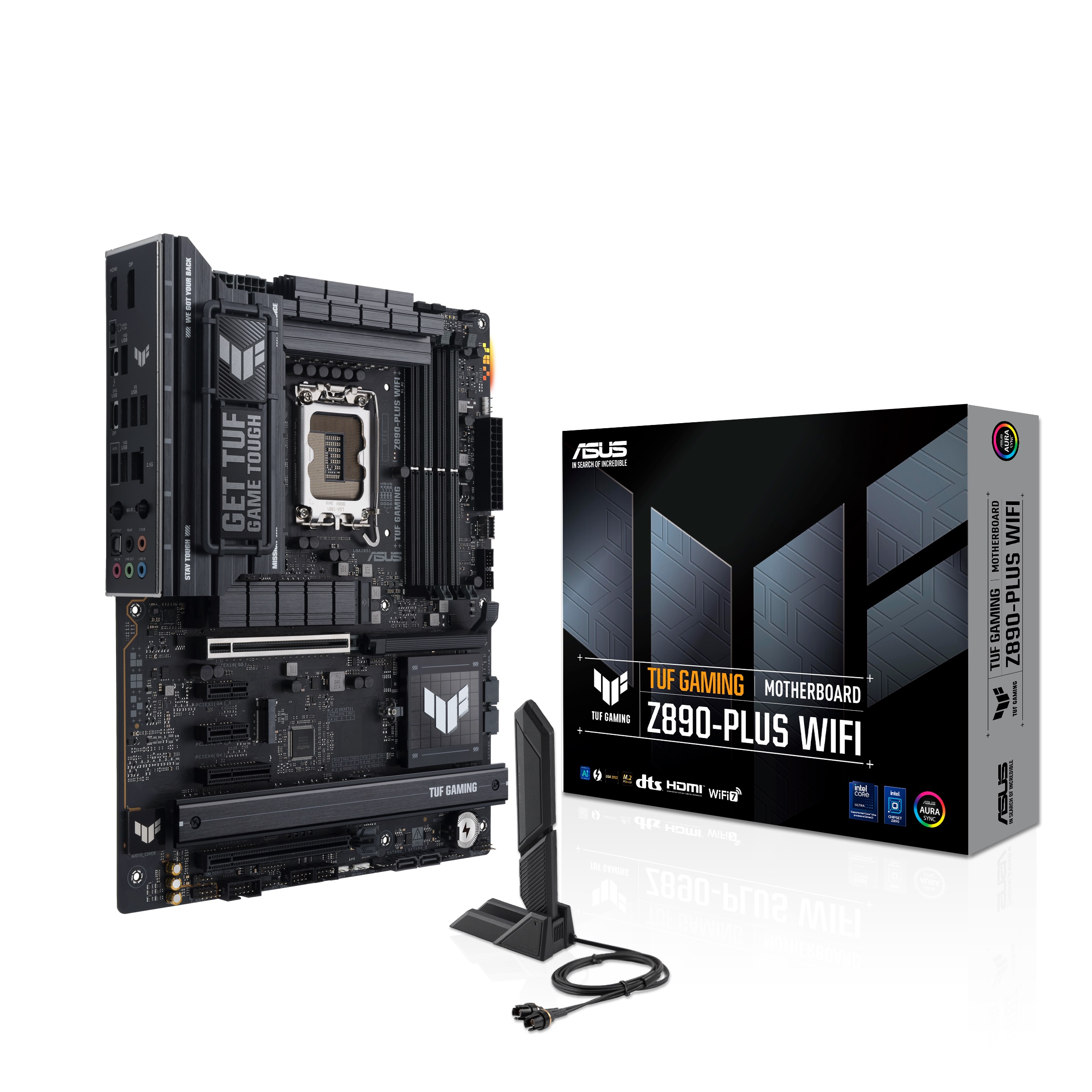 Refurbished ASUS TUF GAMING Z890-PLUS DDR5 LGA 1851 ATX Motherboard