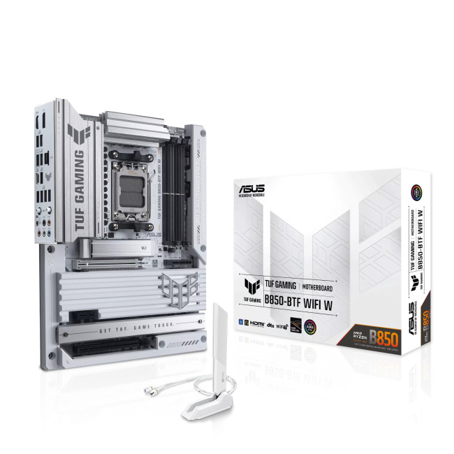 ASUS TUF GAMING B850-BTF WIFI W AMD B850 Socket AM5 ATX Motherboard - White