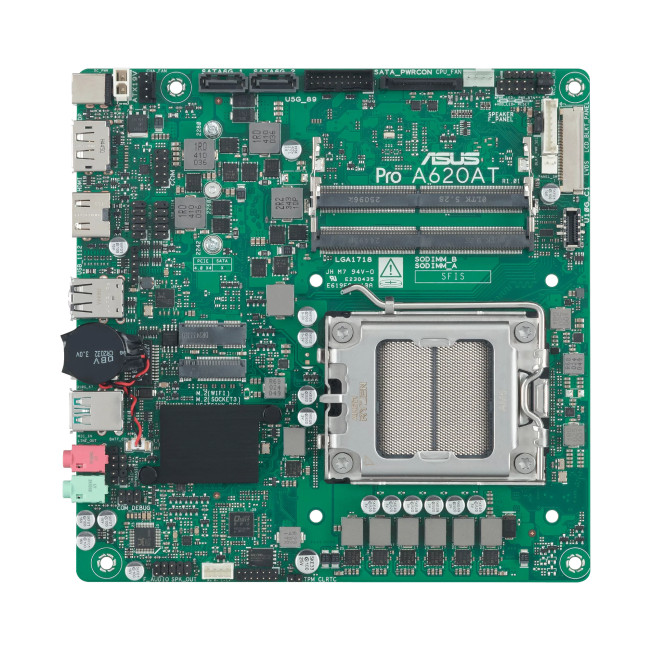 ASUS Pro A620AT-CSM AMD A620A Socket AM5 Mini-ITX Motherboard