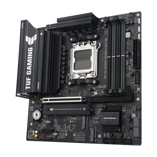 ASUS TUF GAMING B850M-E WIFI AMD B850 Socket AM5 Micro-ATX Motherboard