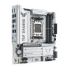 ASUS TUF GAMING B850M-PLUS WIFI7 W B850 Socket AM5 Micro-ATX Motherboard - White
