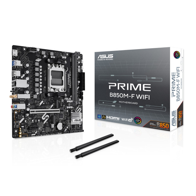 ASUS PRIME B850M-F WIFI AMD B850 Socket AM5 Micro-ATX Motherboard