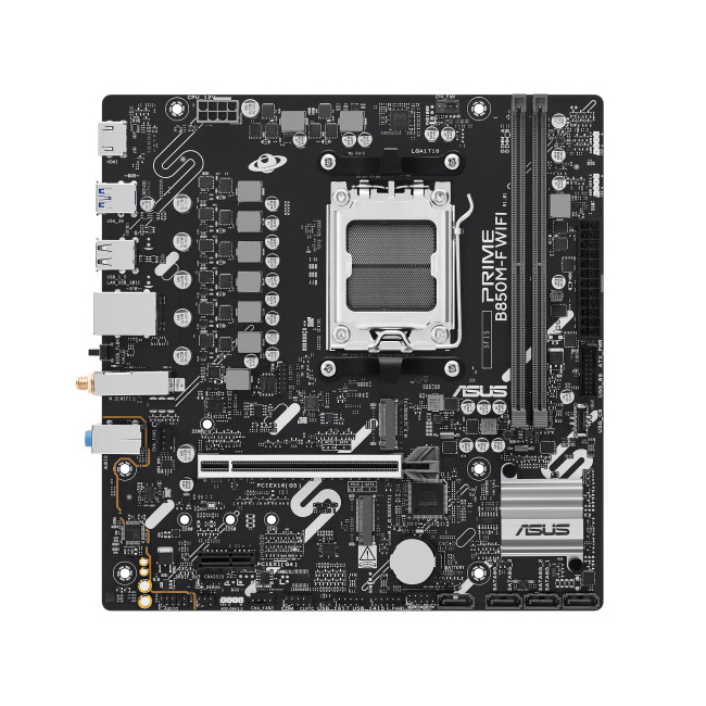 ASUS PRIME B850M-F WIFI AMD B850 Socket AM5 Micro-ATX Motherboard