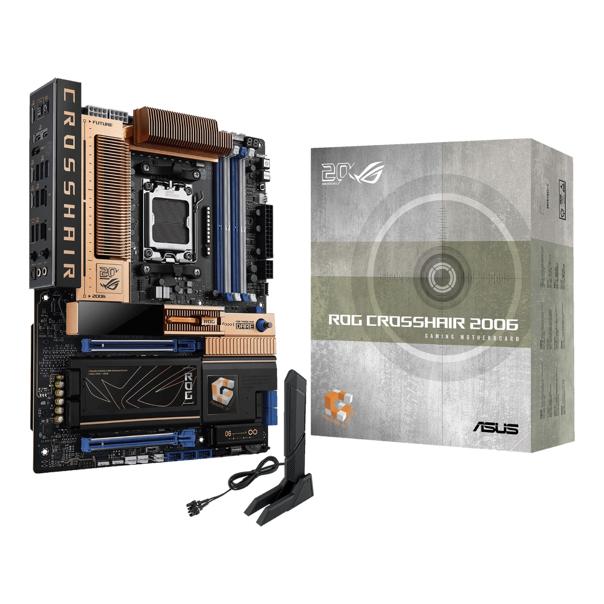 ASUS ROG CROSSHAIR 2006 AMD X870E DDR5 ATX Socket AM5 Motherboard